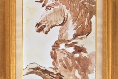 17 Horse in Profile_by Jurita Kalite (Kalitis)_watercolor © J Kalite 2017_www.LadyJuGallery.co.uk (4)