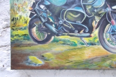 Harshavardhan Rane Motorbike-jurita-2019-oil on canvas - 60 x 80cm (5)